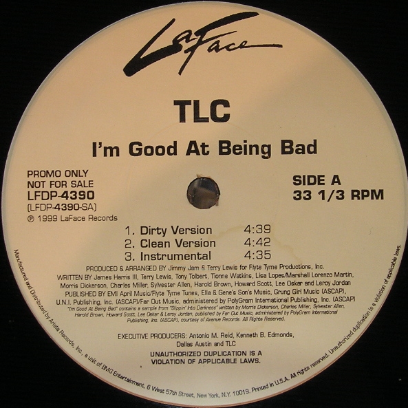 I'm Good At Being Bad (Radio Mix W/ Rap)