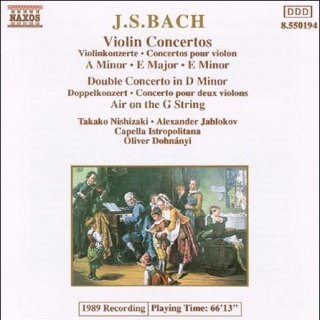 The Violin Concerto in A minor, BWV 1041:Andante