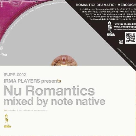 IRMA Players Presents Nu Romantics Mixed by Note Native