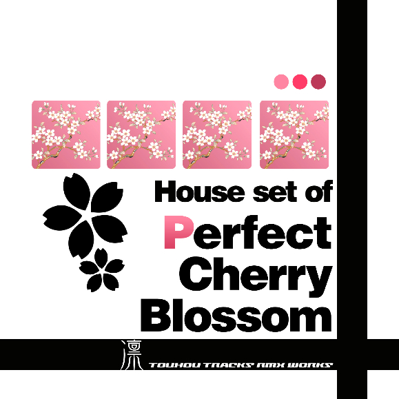 House set of " Perfect Cherry Blossom"  Ayakashi set