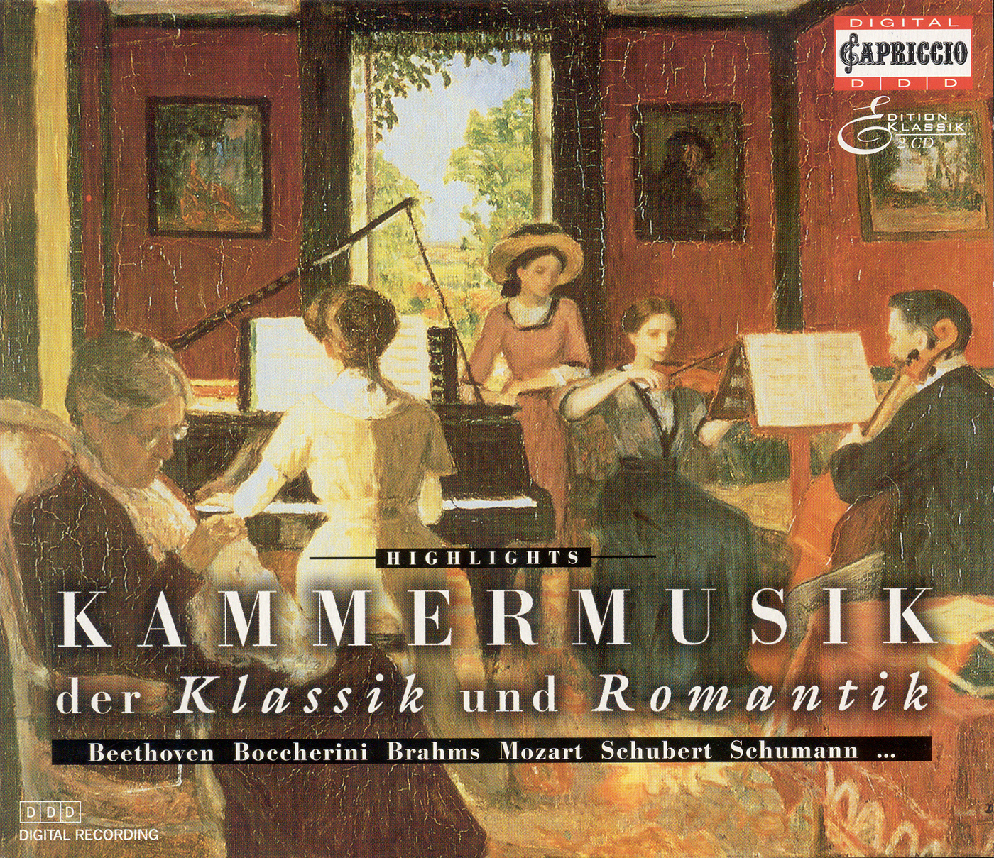 Chamber Music (Romantic 19th Century) - SCHUBERT, F. / WEBER, C.M. von / SPOHR, L. / BRAHMS, J. / GRIEG, E. / SCHUMANN, R. / BOCCHERINI, L.