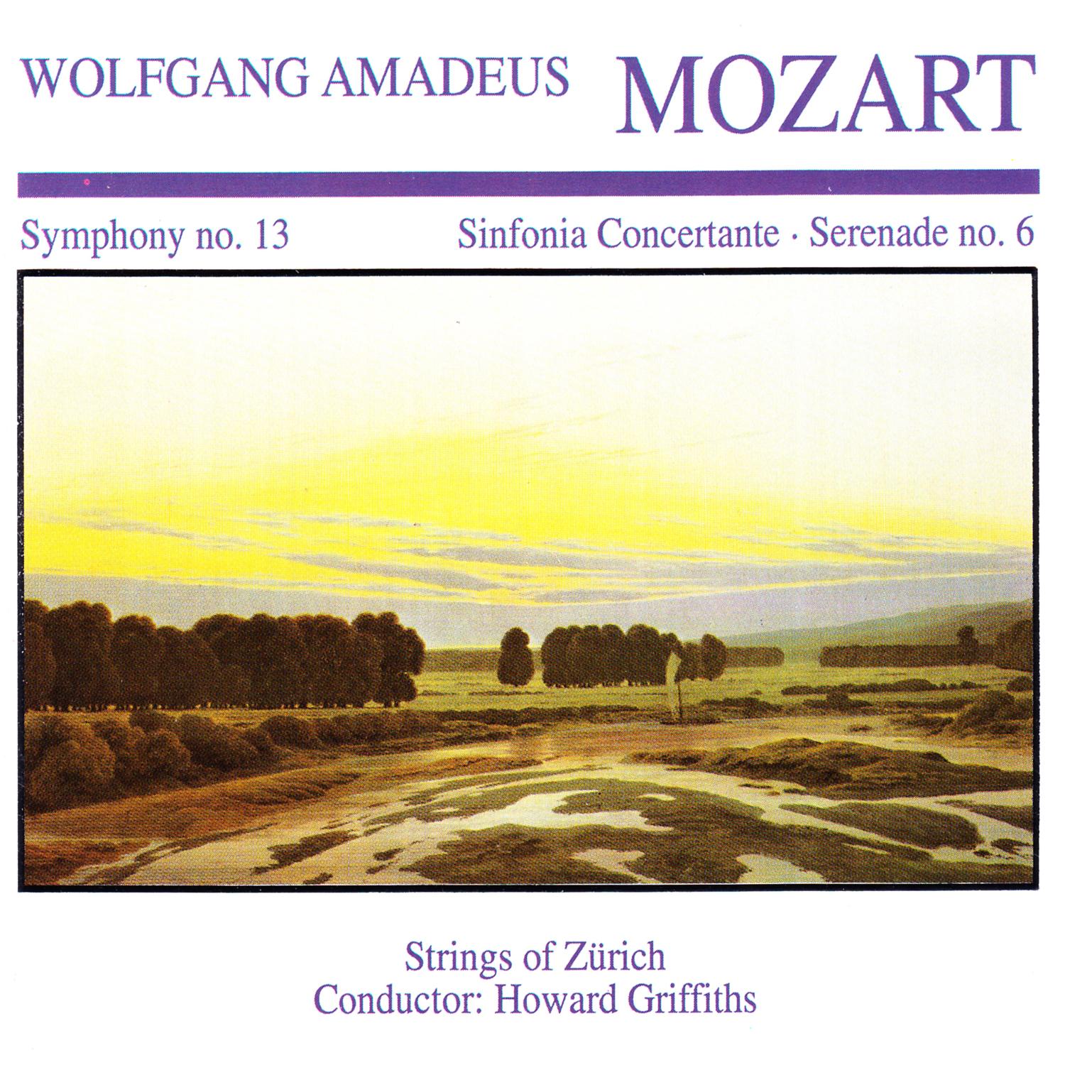 Sinfonia Concertante for Violin, Viola and Orchestra in E-Flat Major, K. 364: II. Andante