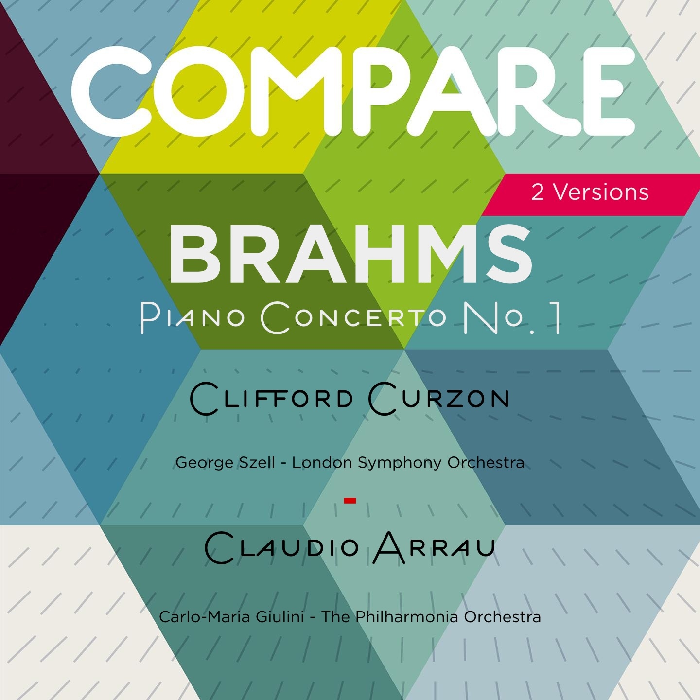 Brahms: Piano Concerto No. 1, Op. 15, Curzon vs. Arrau