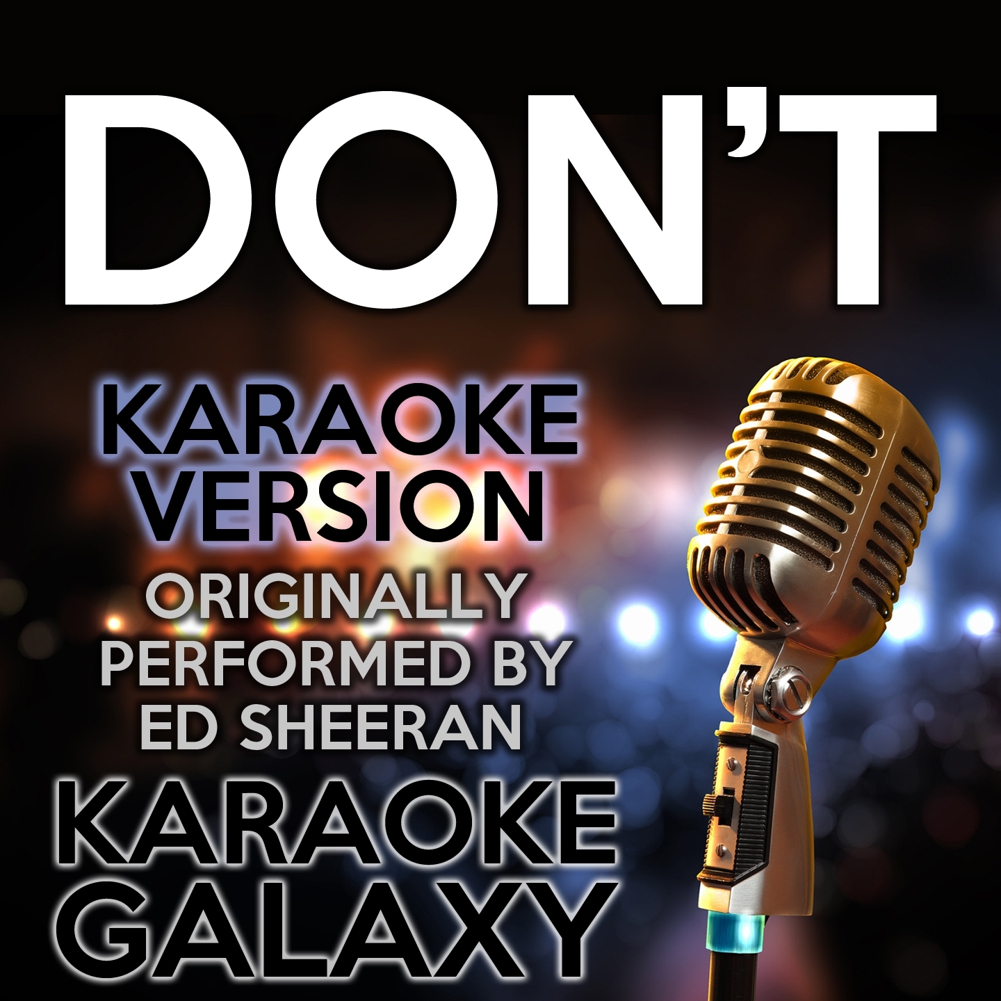 Don't (Karaoke Version)