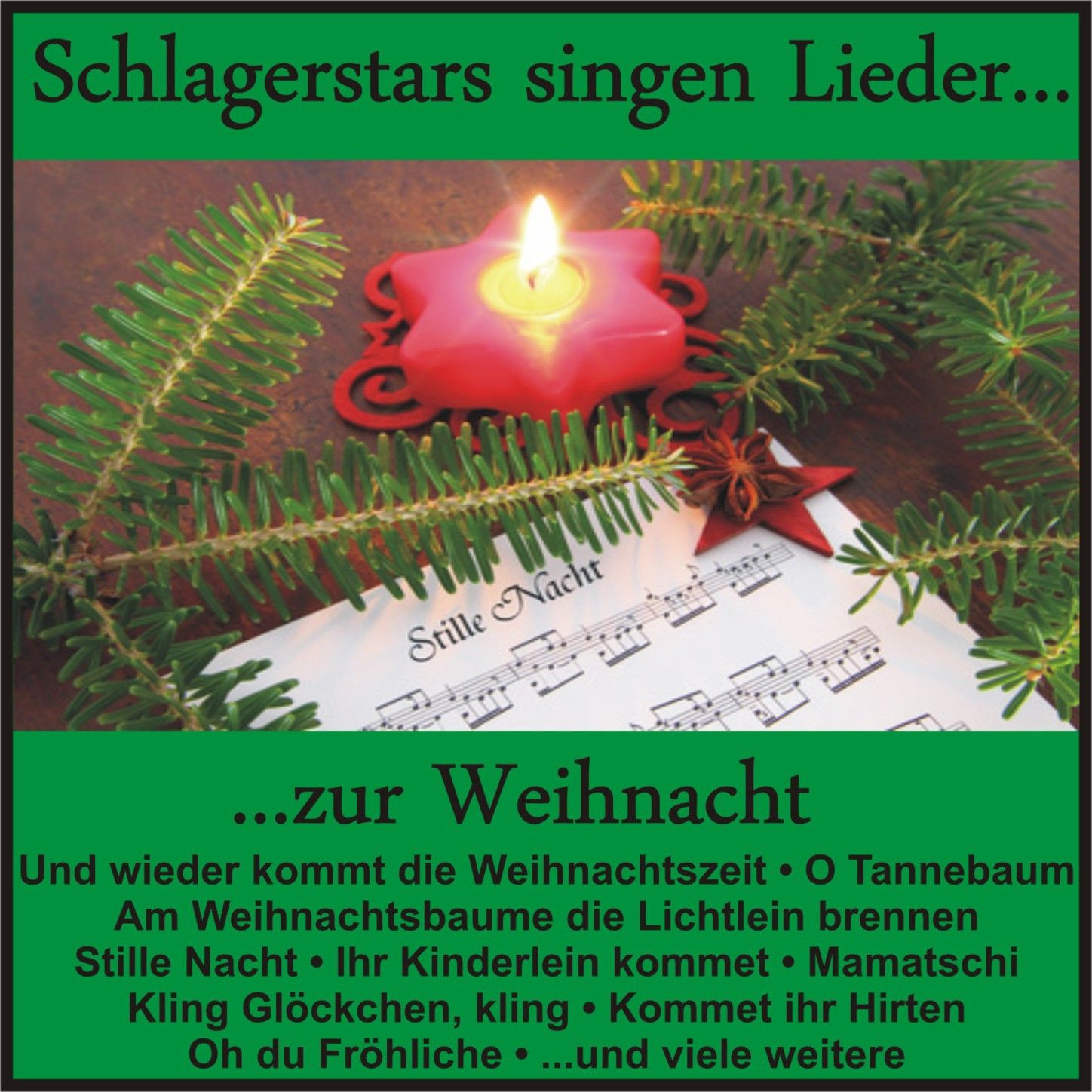 Am Weihnachtsbaum die Lichtlein brennen