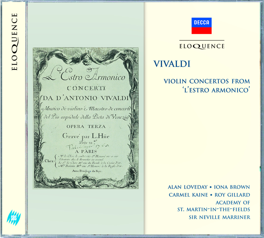 Vivaldi: 12 Concertos, Op.3 - "L'estro armonico" - Concerto no. 2 in G Minor for 2 violins & cello, RV578 - Larghetto