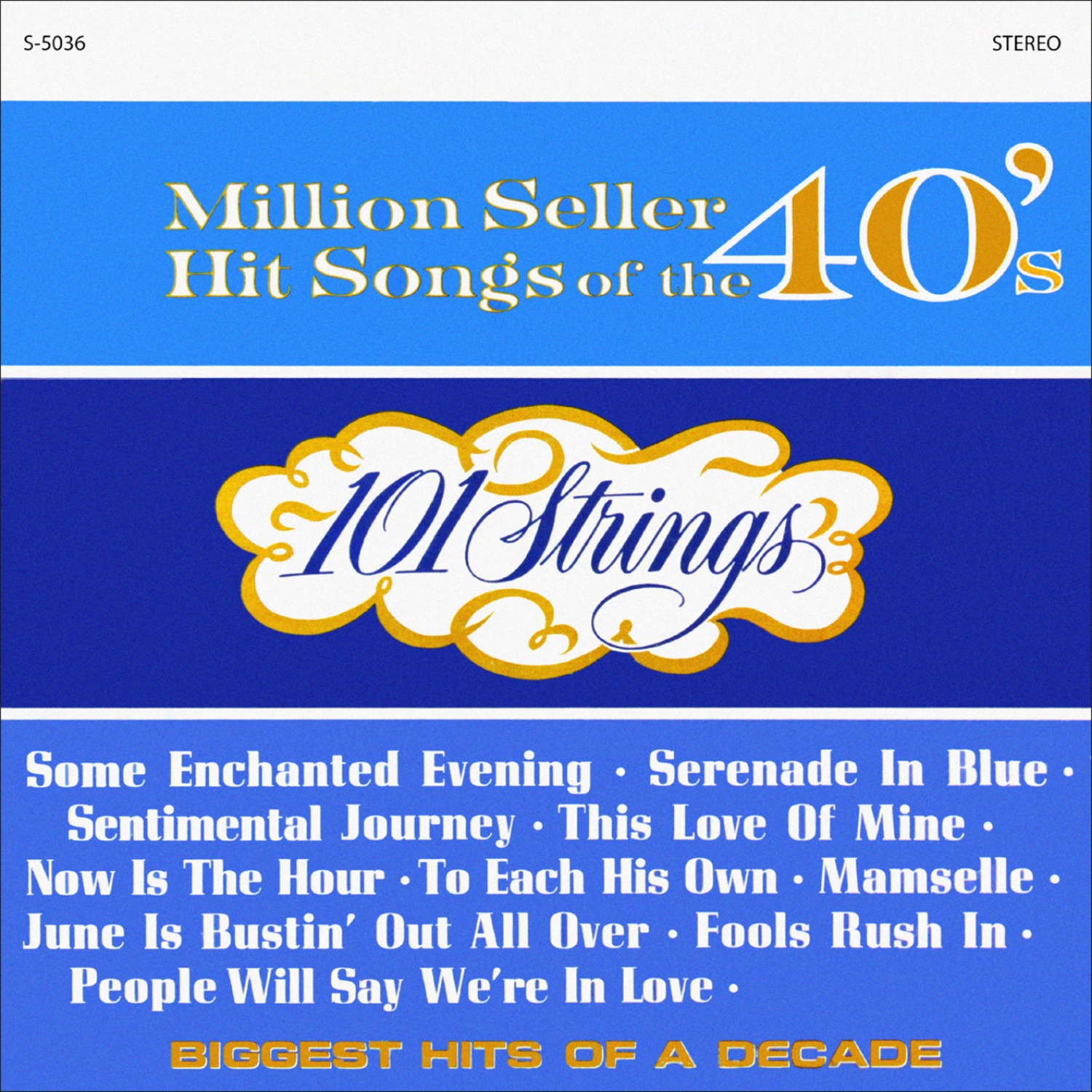 Million Seller Hit Songs of the 40s