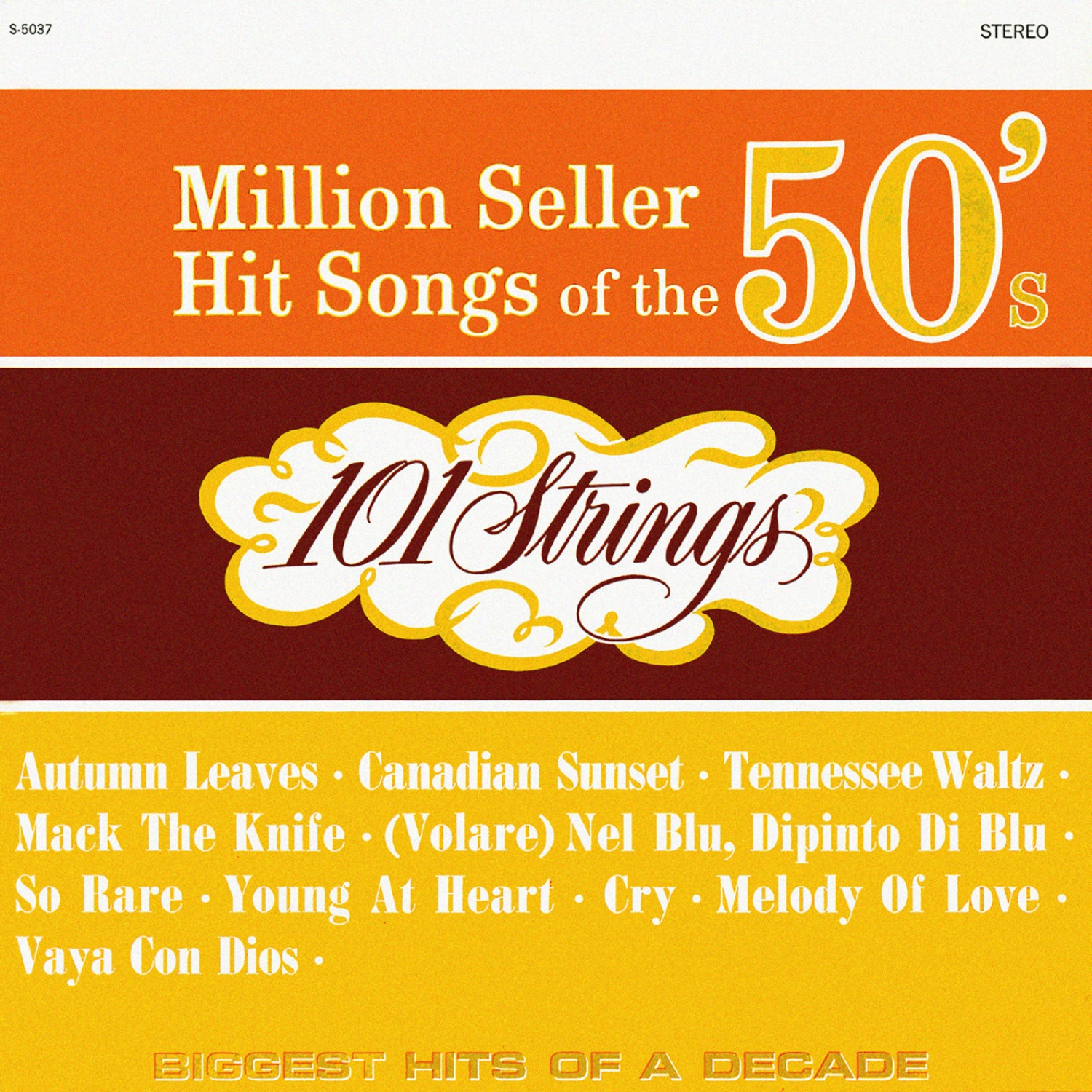 Million Seller Hit Songs of the 50s