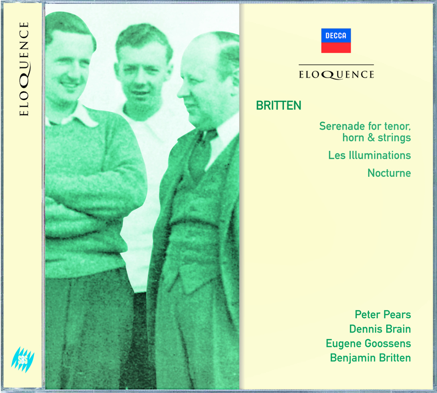 Britten: Nocturne for tenor, 7 obligato instruments & strings, Op.60 - 8. "When Most I Wink, Then Do Mine Eyes Best See"
