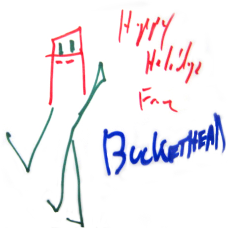 Happy Holidays from Buckethead