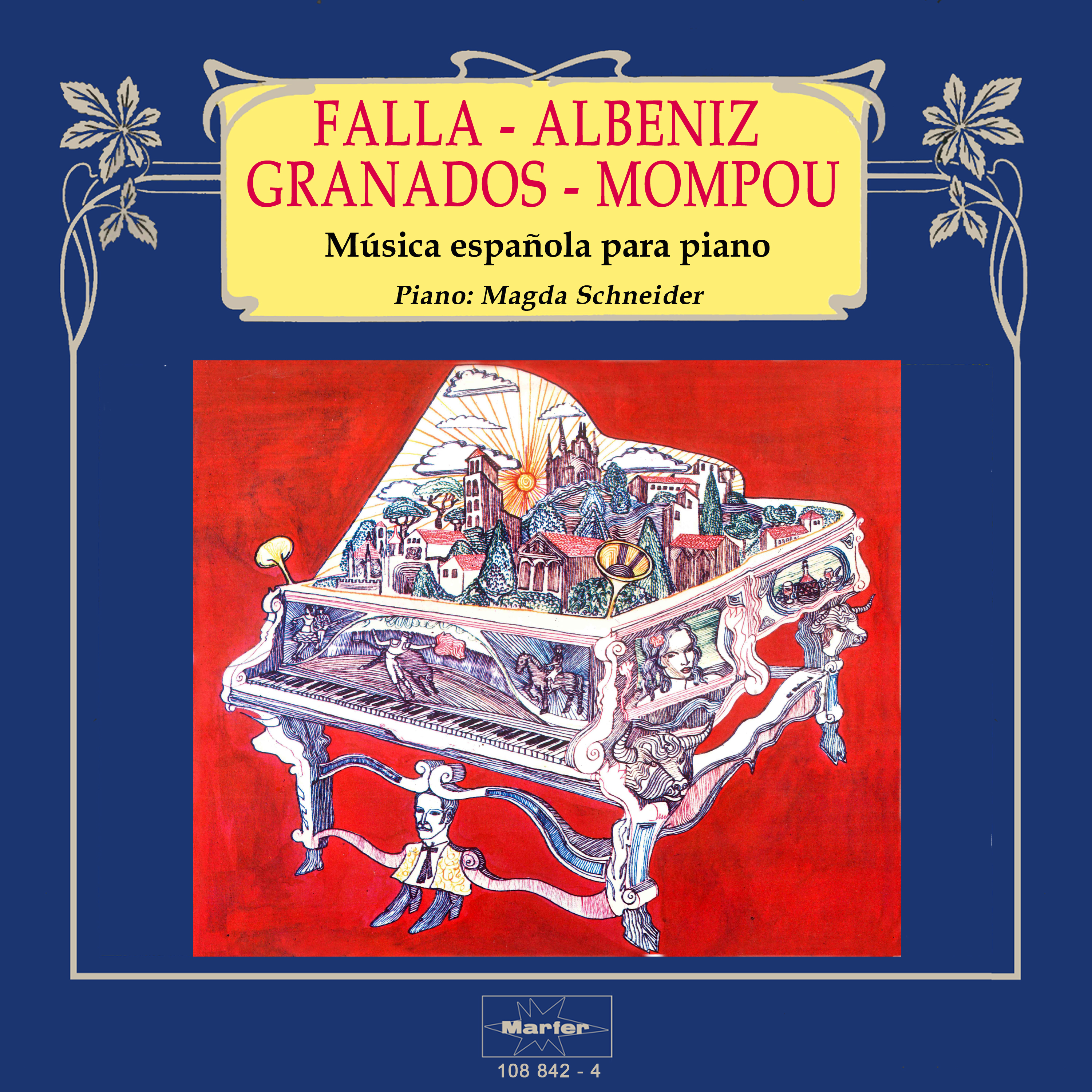 Mu sica espa ola para piano: Falla  Albe niz  Granados  Mompou