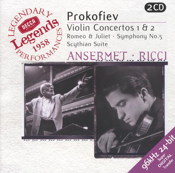Prokofiev: Violin Concertos Nos.1 & 2; Symphony No.5; Romeo & Juliet etc (2 CDs)