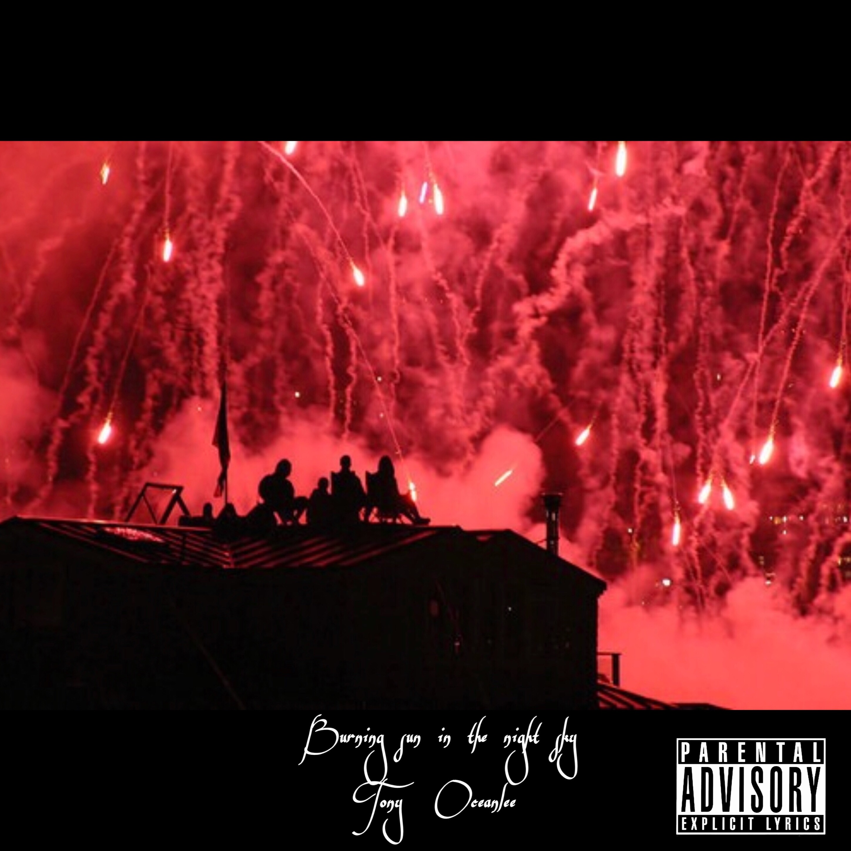 Burning  Sun  in  the  Night  Sky