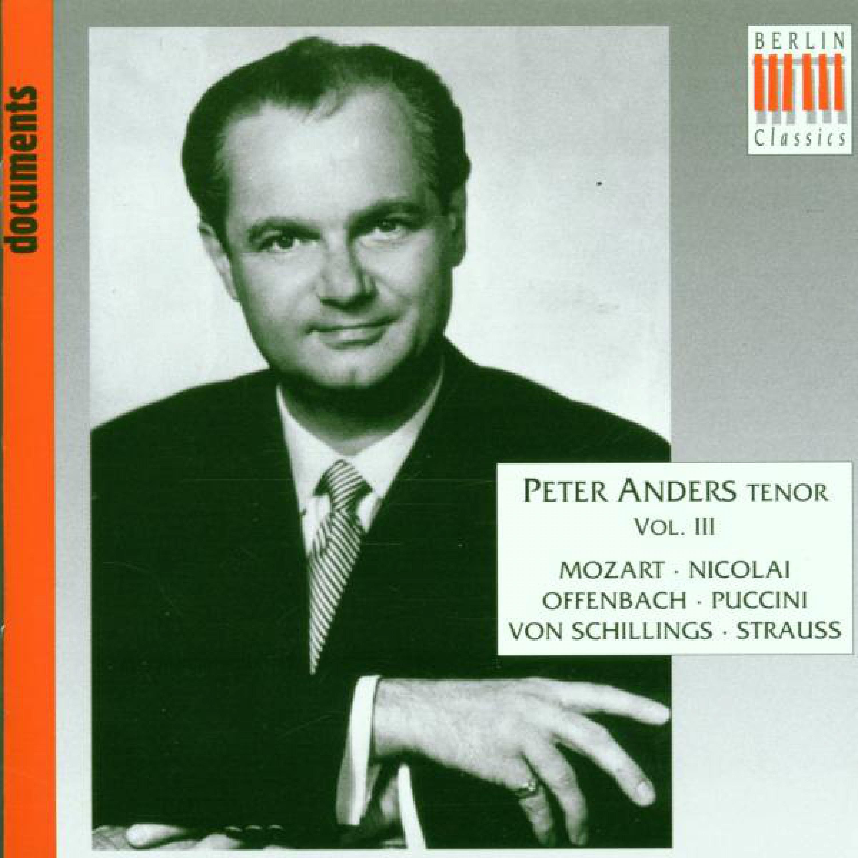 Vocal Recital: Anders, Peter, Vol. 3