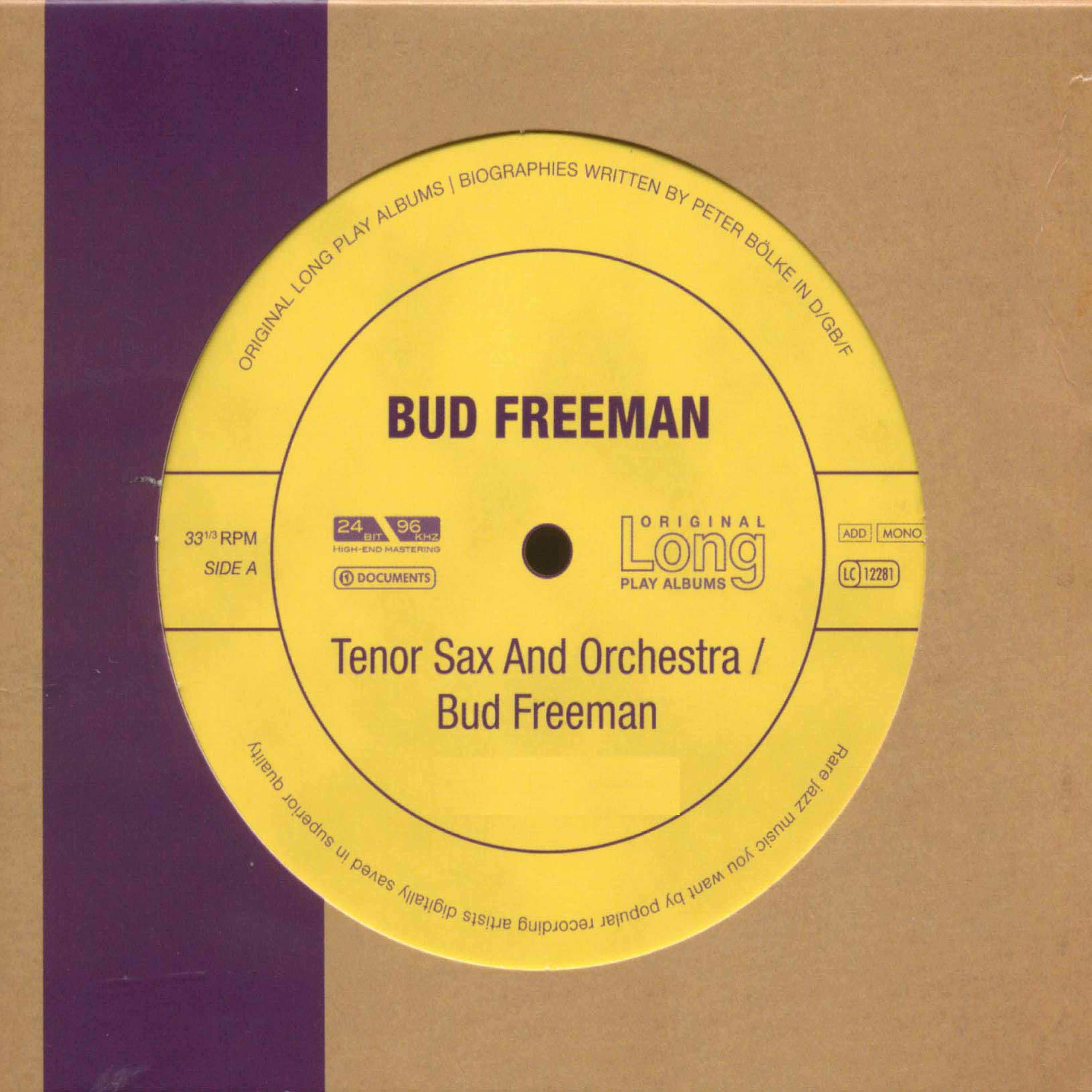 Bud Freeman - Tenor Sax and Orchestra