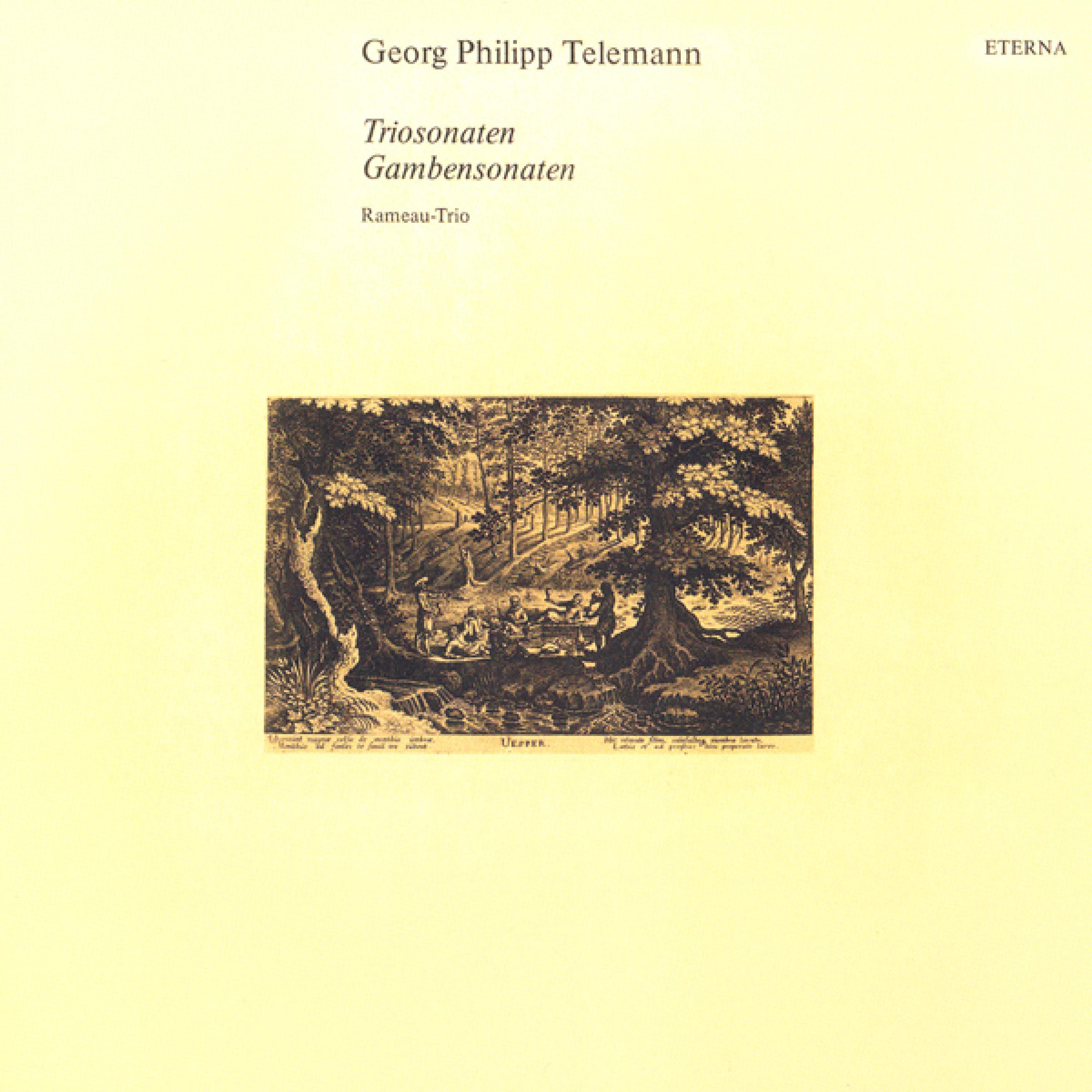 Der getreue Music-Meister: Viola da gamba Sonata in D major, TWV 40:1: V. Vivace