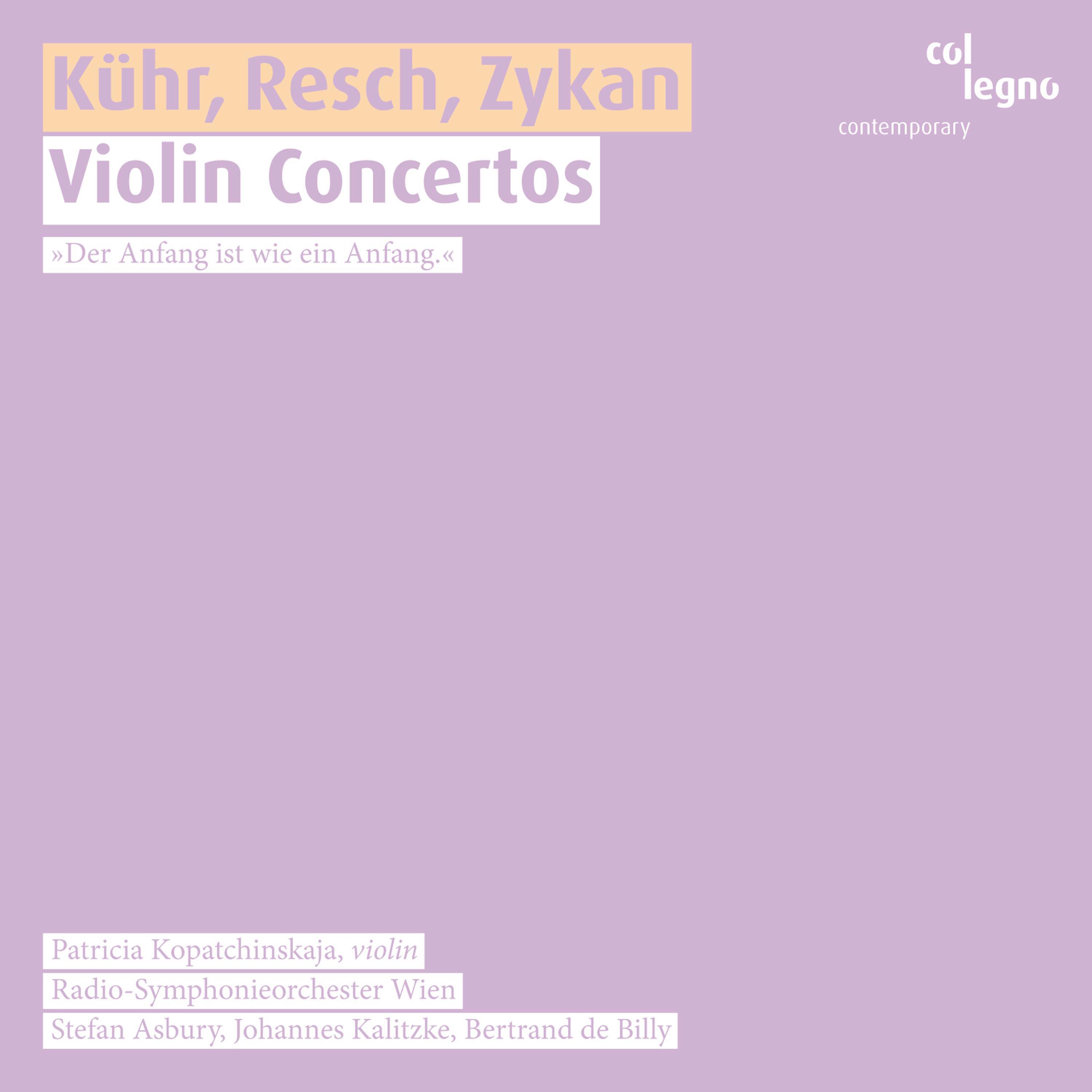 Schlieren 2005 Fü r Violine und Orchester