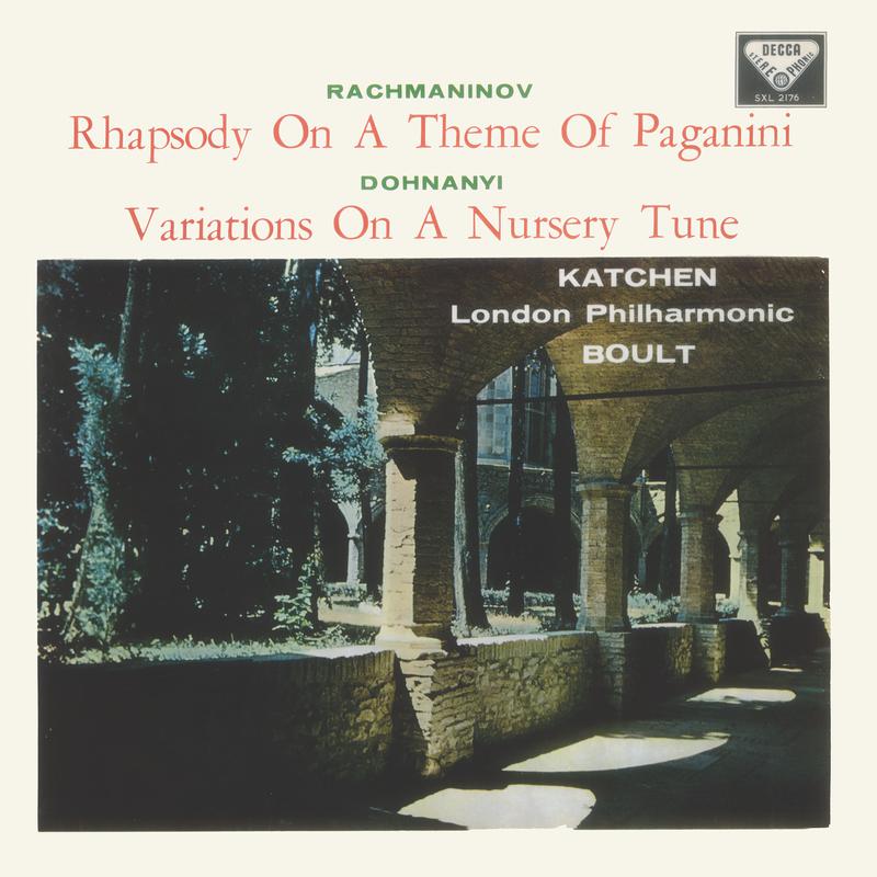Rachmaninov: Piano Concerto No. 2 Rhapsody on a Theme of Paganini  Dohna nyi: Variations on a Nursery Song