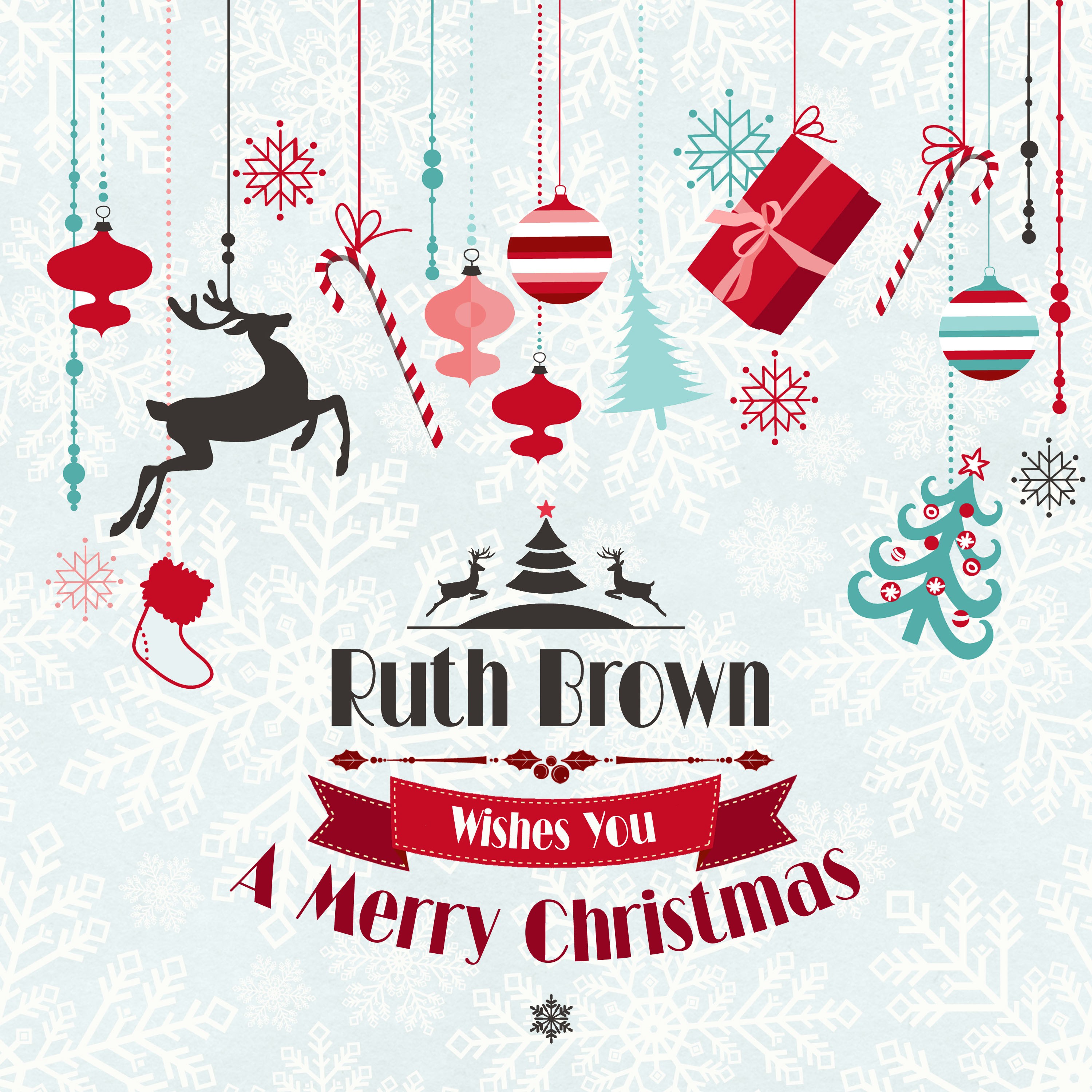Ruth Brown Wishes You a Merry Christmas