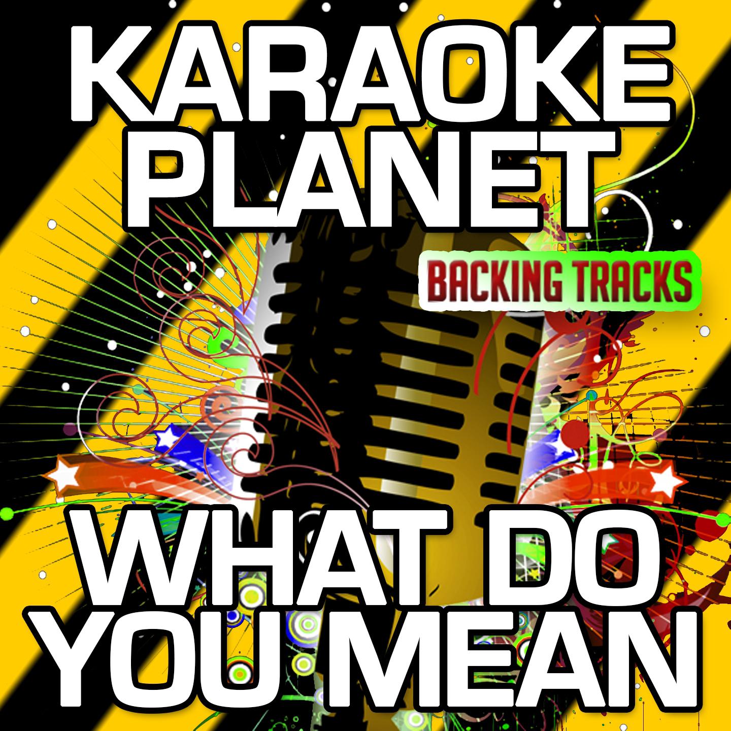 What Do You Mean (Karaoke Version) (Originally Performed By Justin Bieber)