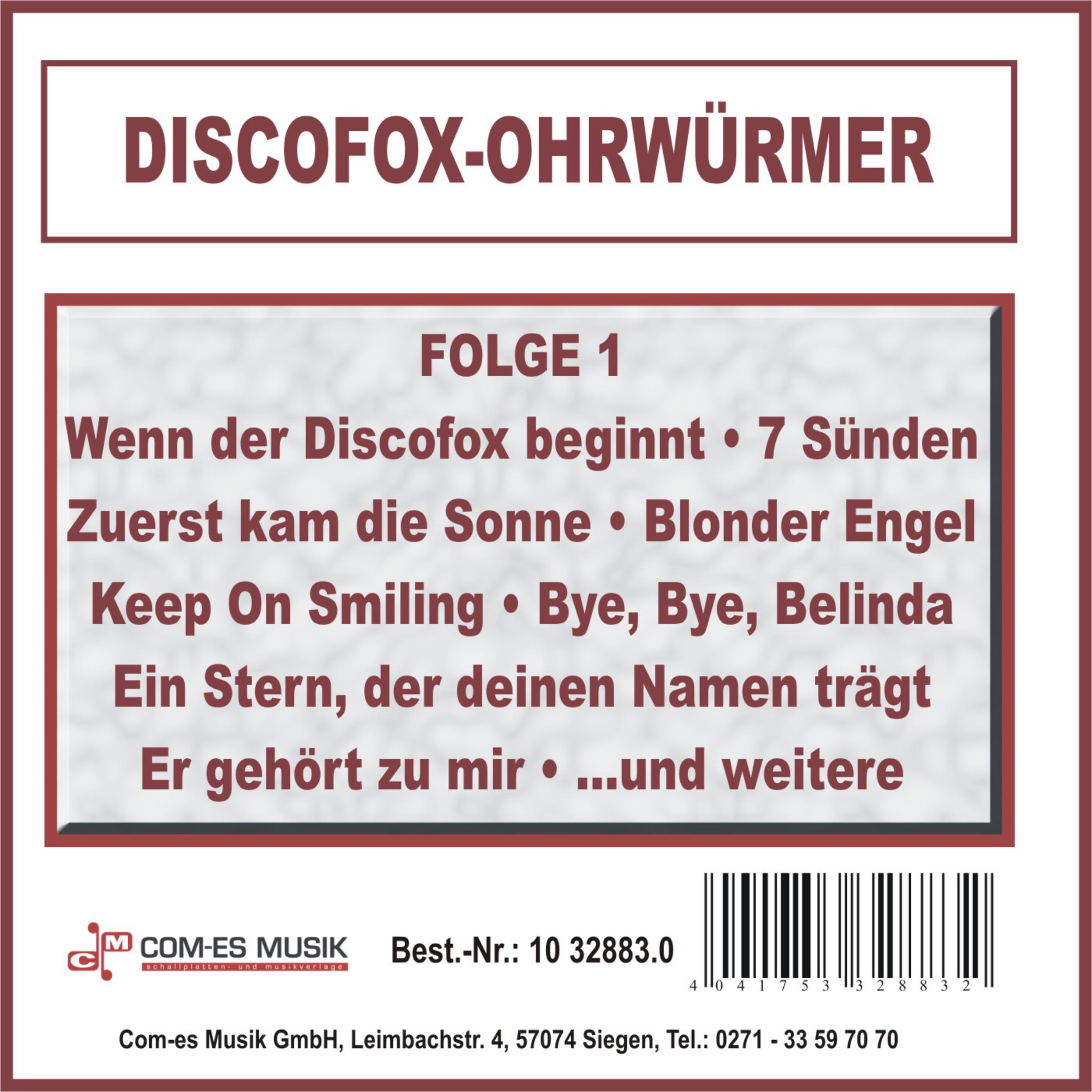 DiscofoxOhrwü rmer, Folge 1