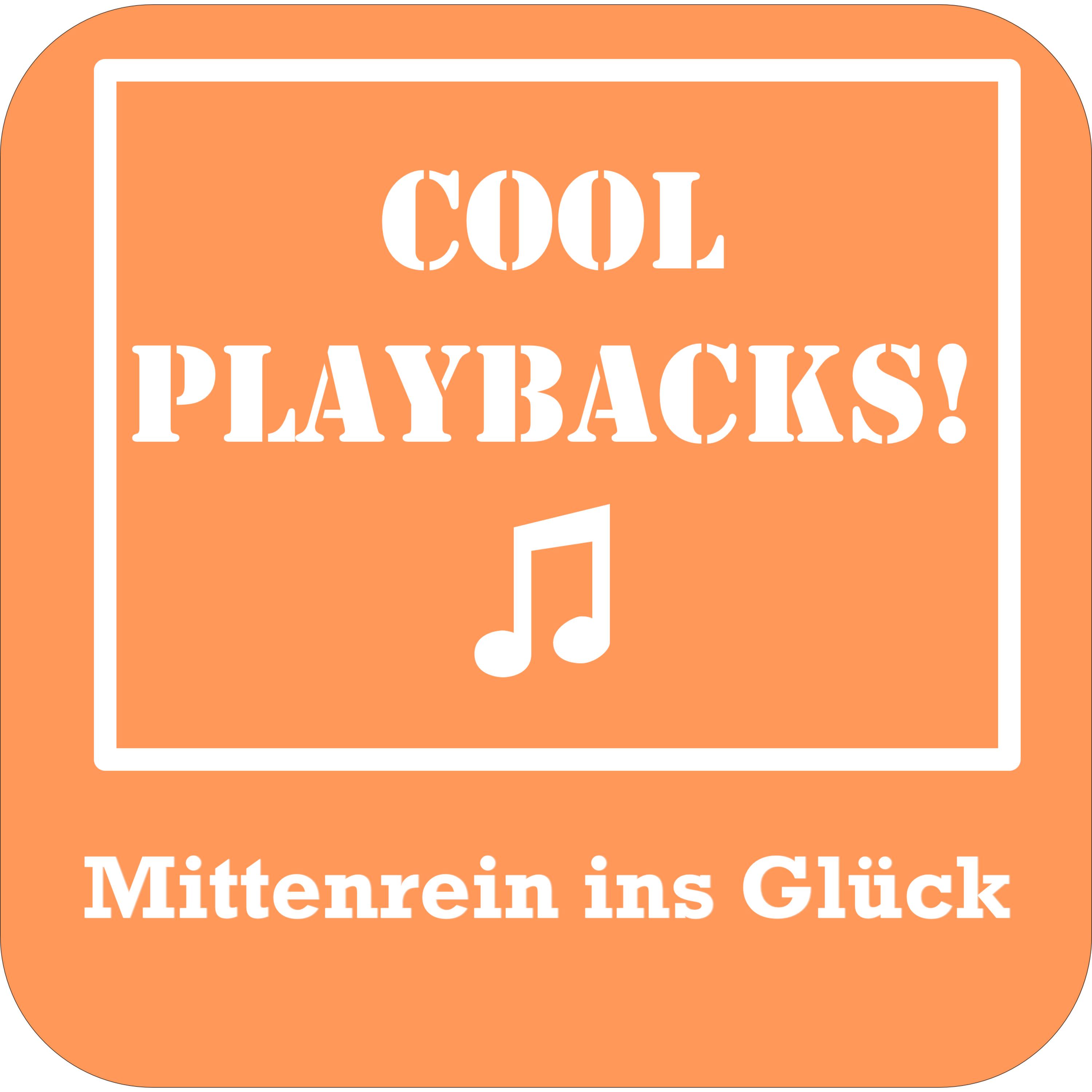 Mittenrein ins Glü ck Instrumental Karaoke Version Originally Performed By Claudia Jung