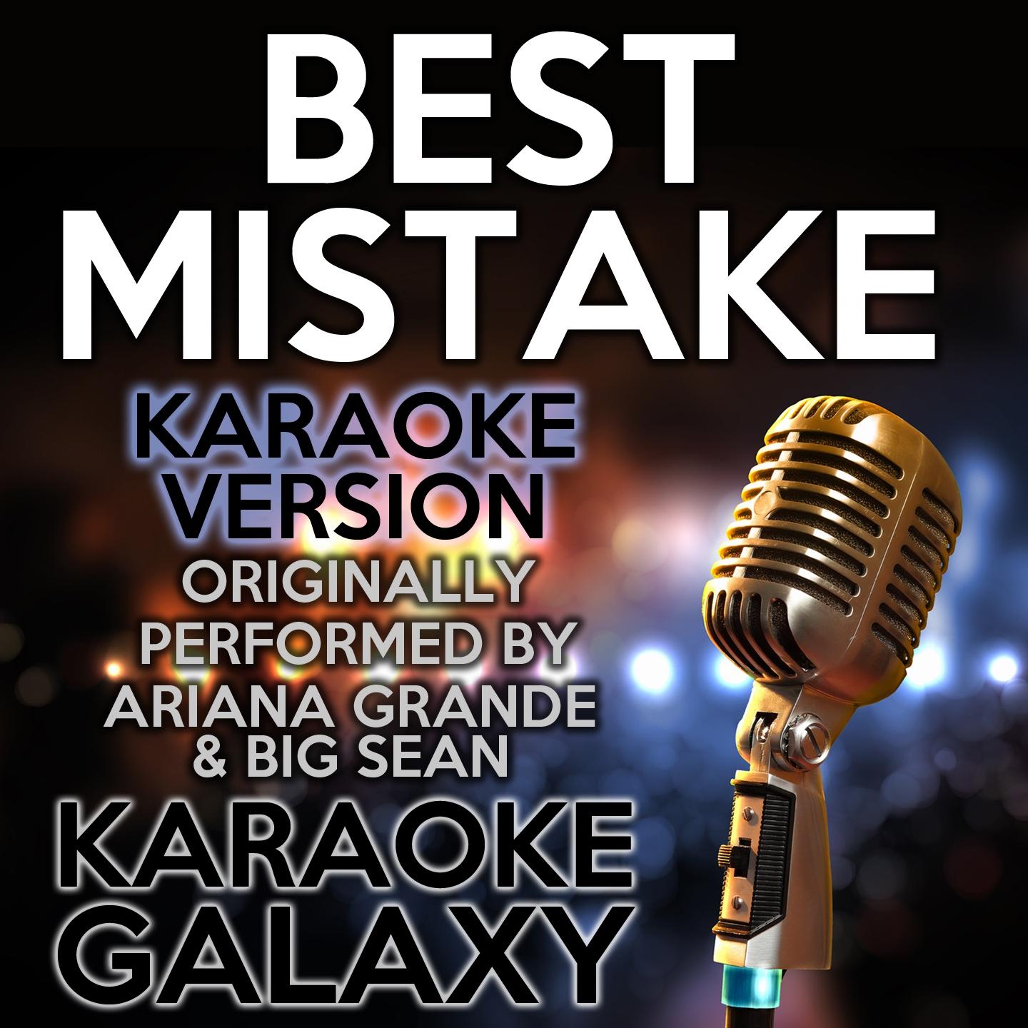 Best Mistake (Karaoke Instrumental Version)