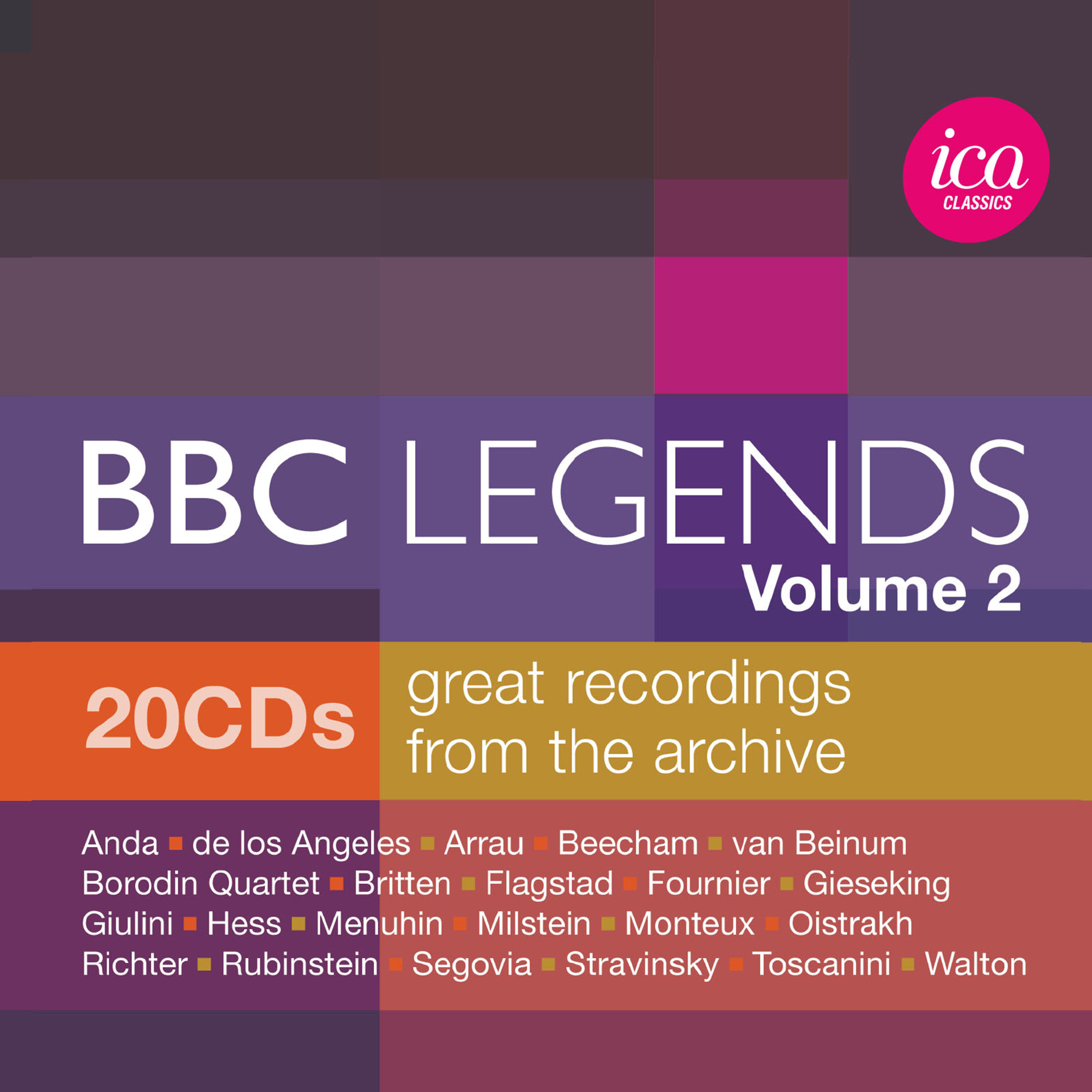 BBC LEGENDS - Great Recordings from the Archive, Vol. 2 (20 CD Box Set)