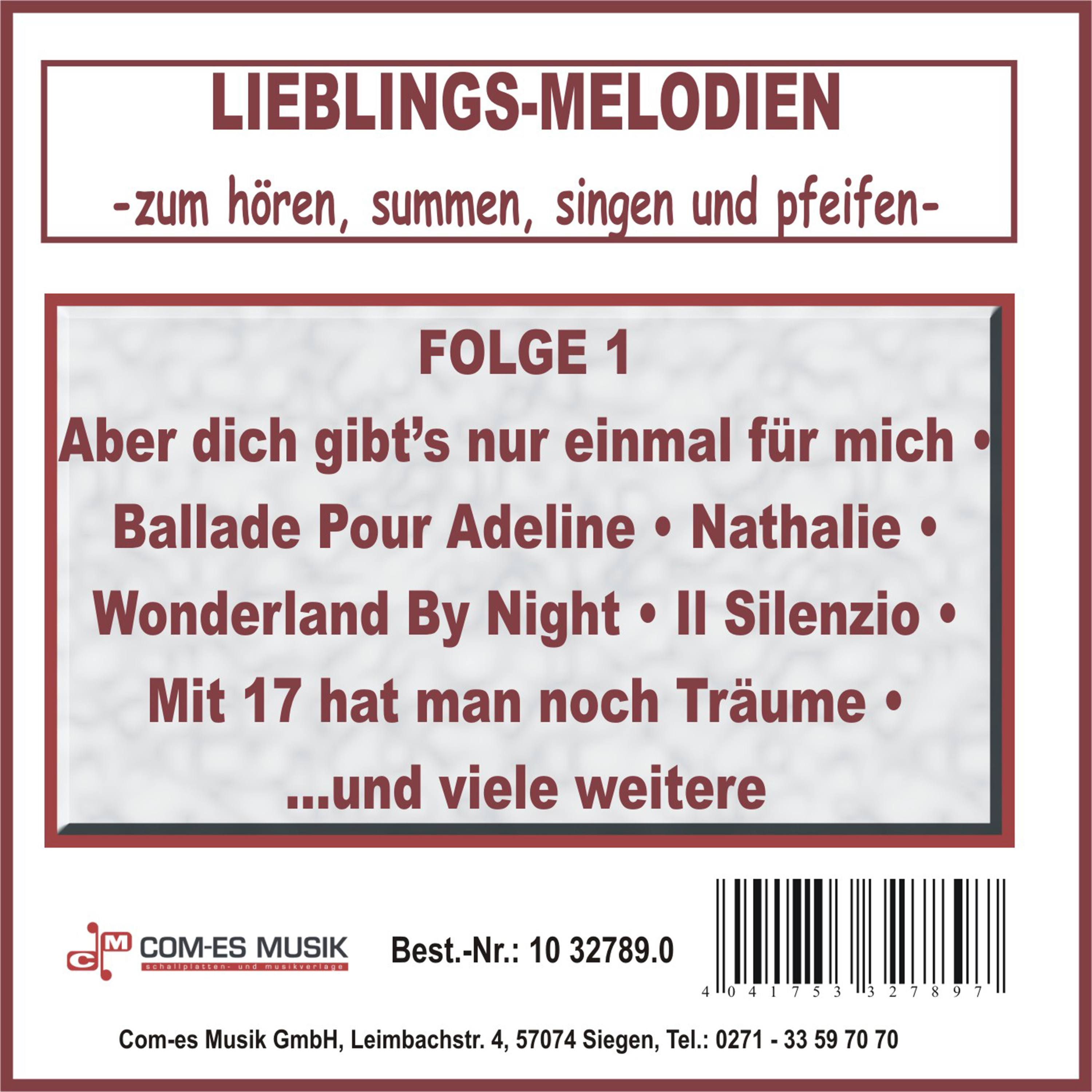 Lieblings-Melodien, Folge 1