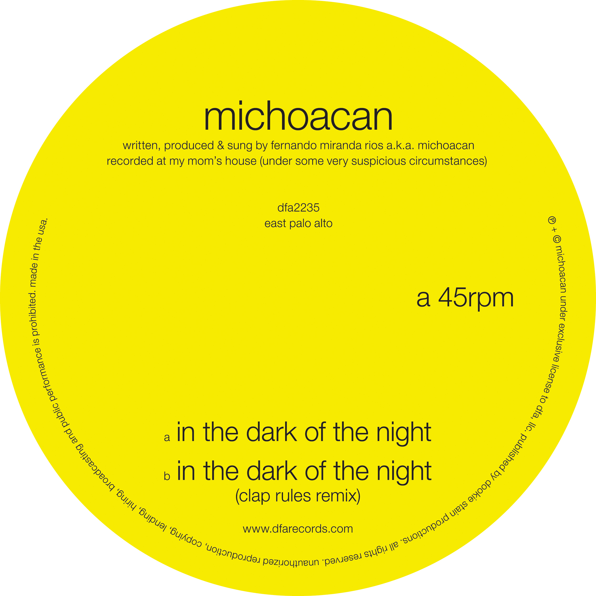 In the Dark of the Night (Clap Rules Remix)