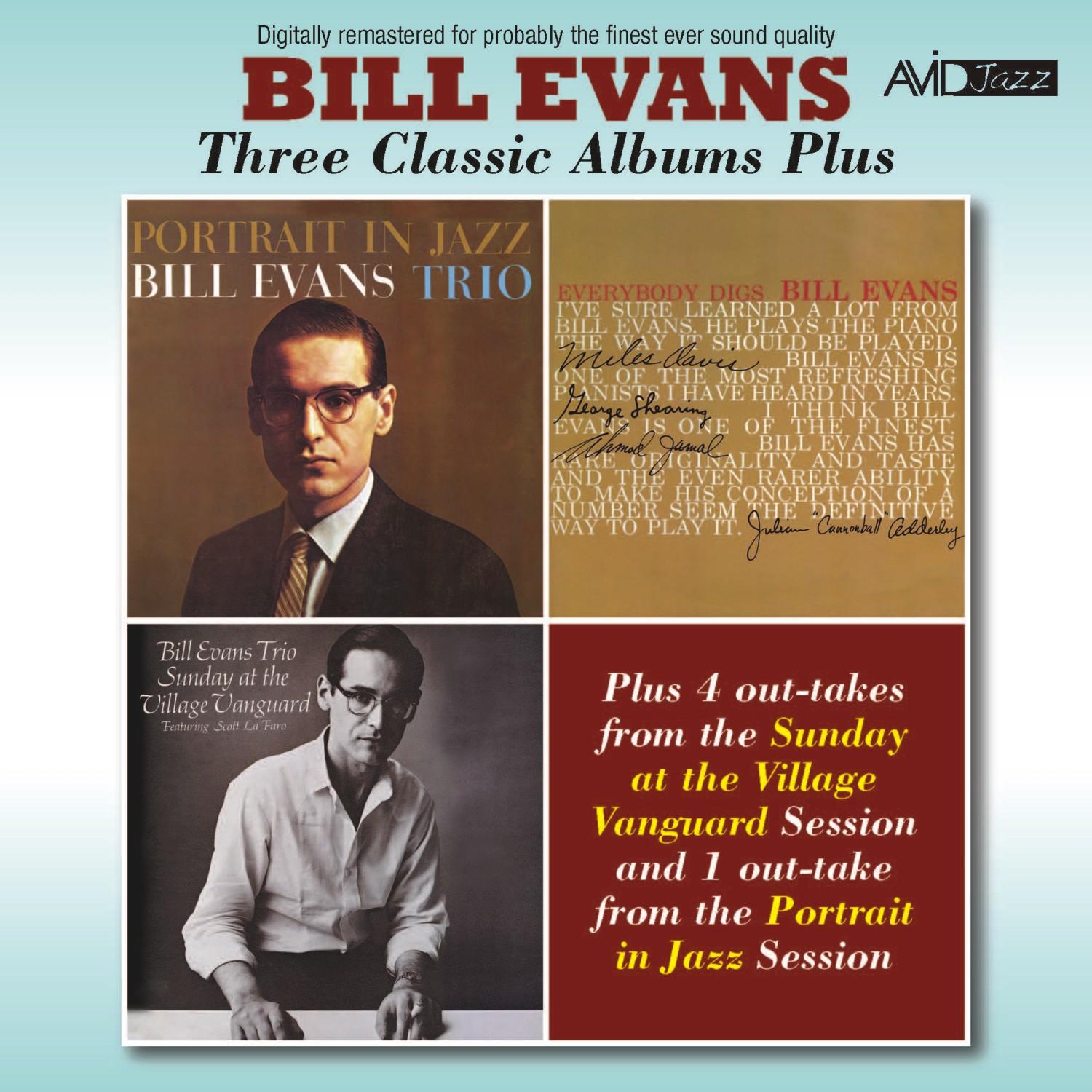 Three Classic Albums Plus (Portrait in Jazz / Everybody Digs Bill Evans / Sunday at the Village Vanguard) [Remastered]