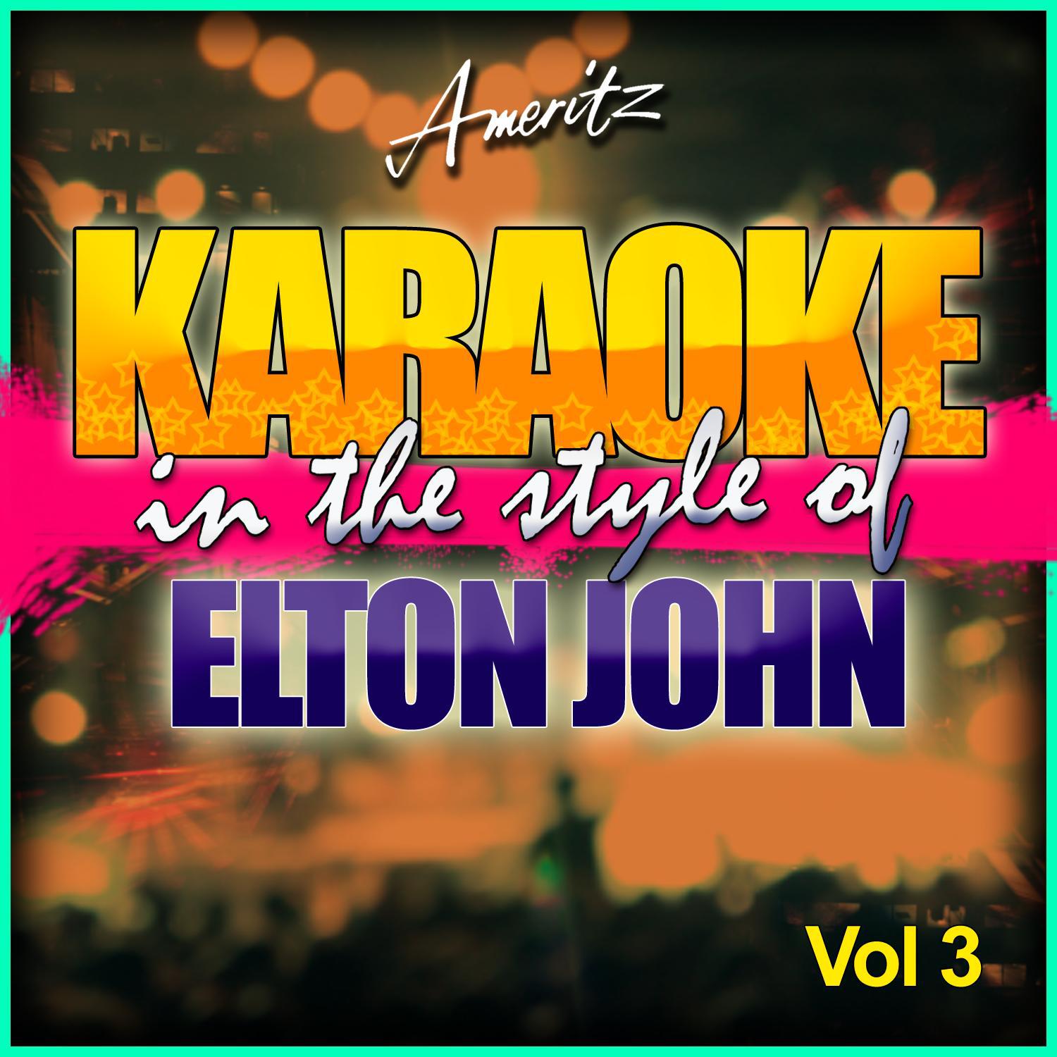 Karaoke - Elton John Vol. 3