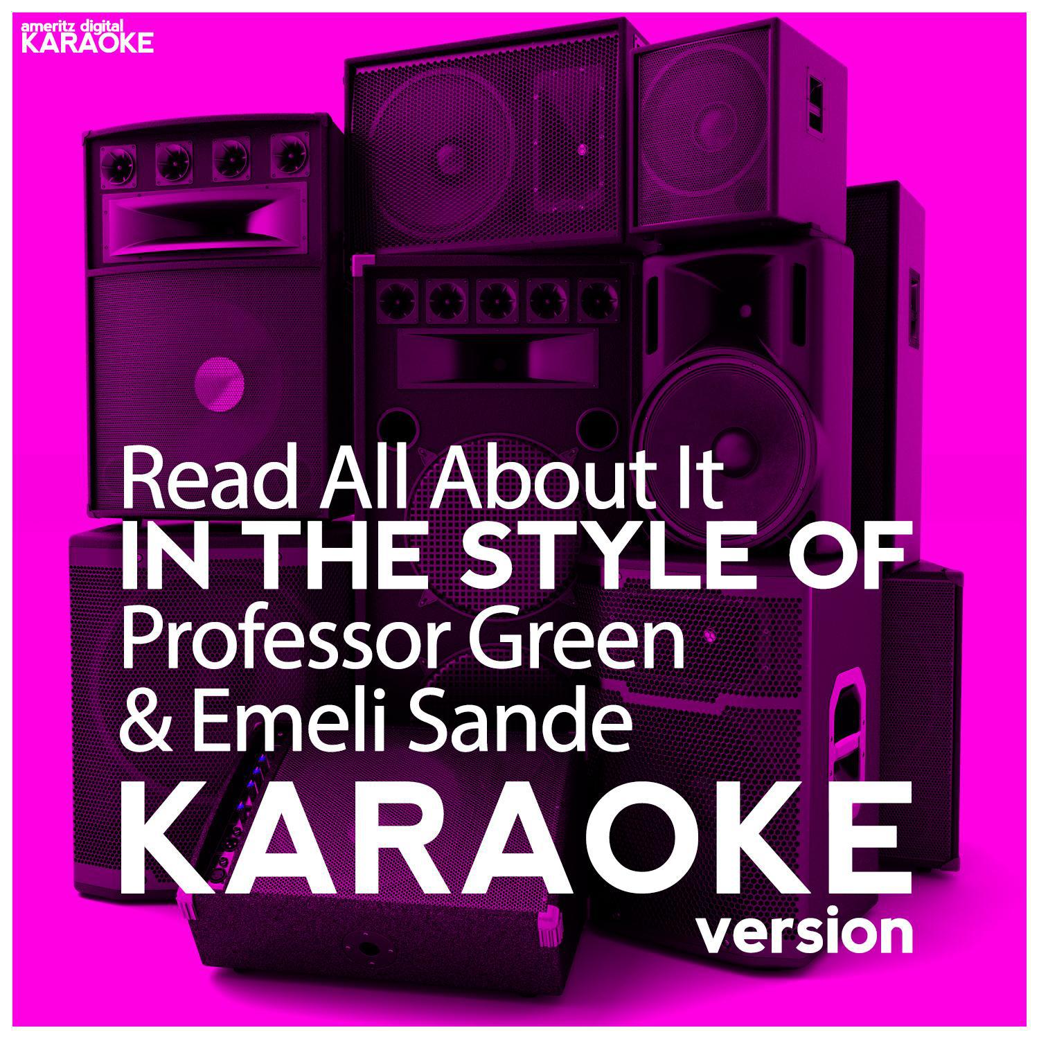 Read All About It (In the Style of Professor Green & Emeli Sande) [Karaoke Version] - Single