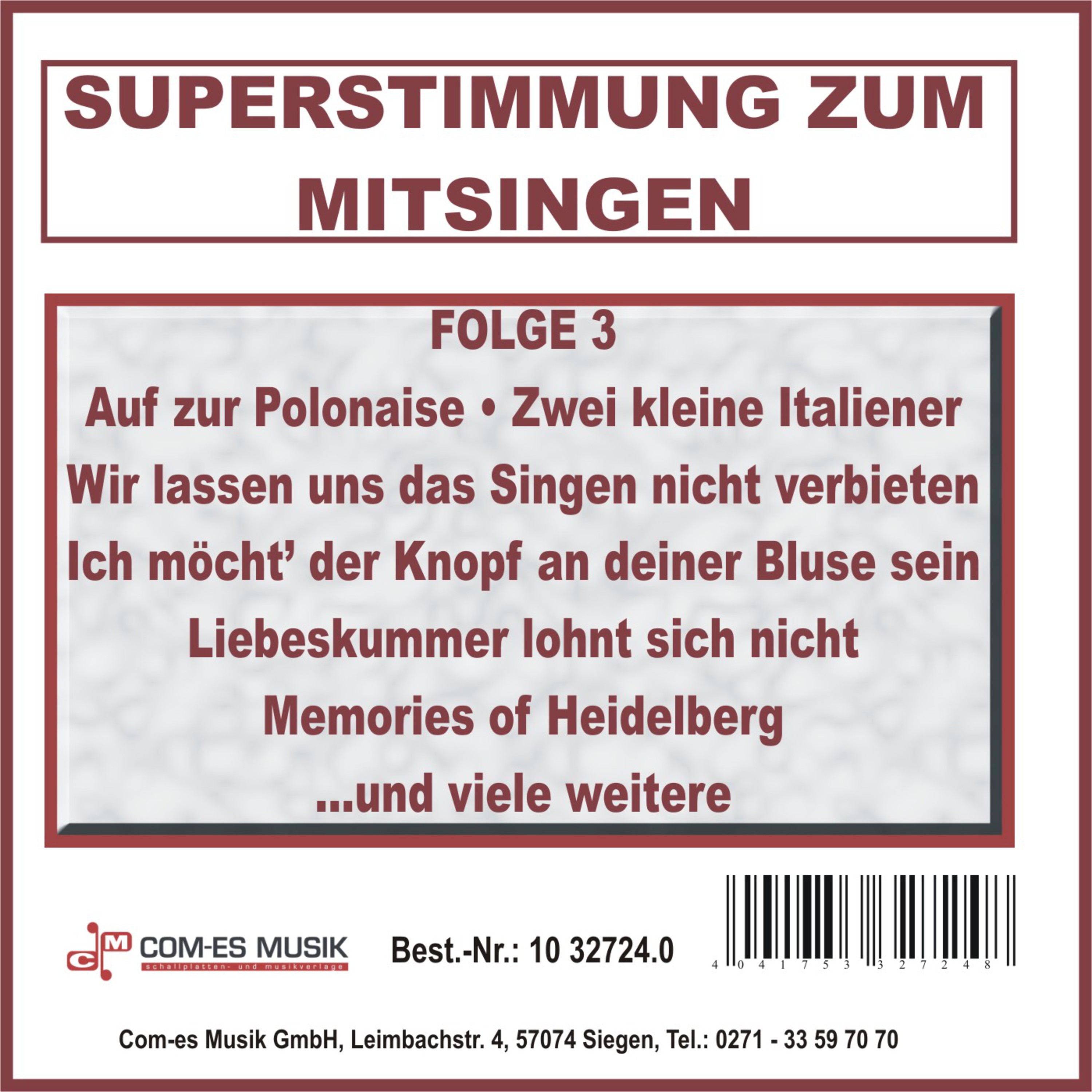 Superstimmung zum Mitsingen, Folge 3