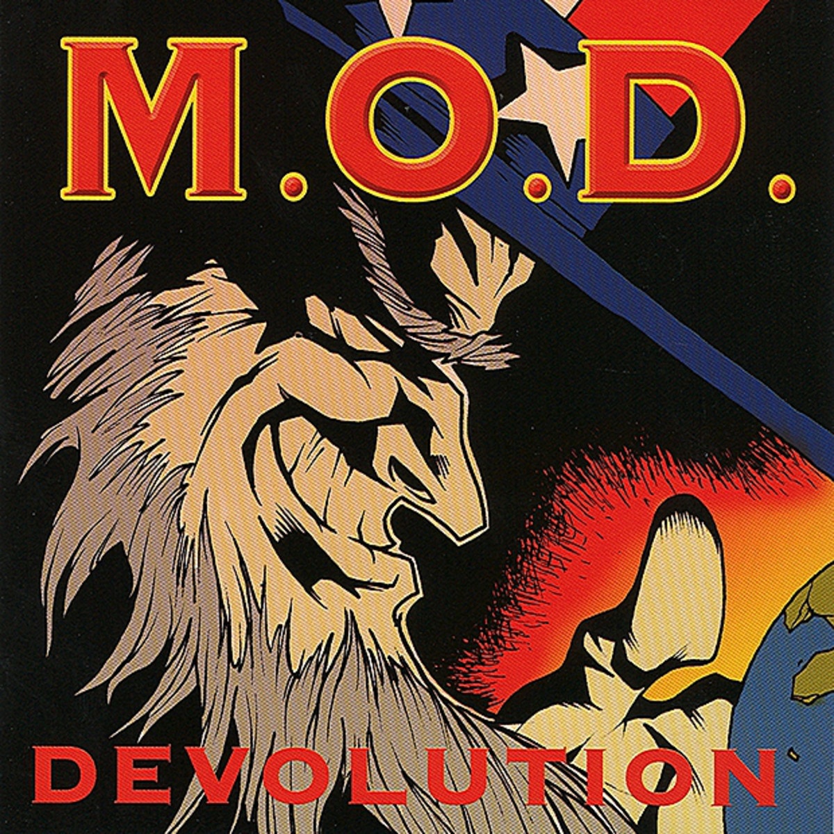 M o. D.O.M. Destruction Devolution. Rhythm of Fear. M.O.D. - dictated aggression.