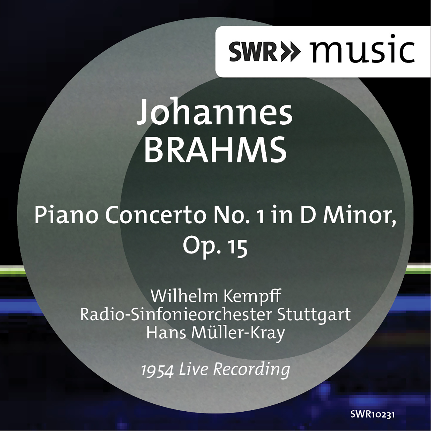 BRAHMS, J.: Piano Concerto No. 1 Kempff, Stuttgart Radio Symphony, Mü llerKray
