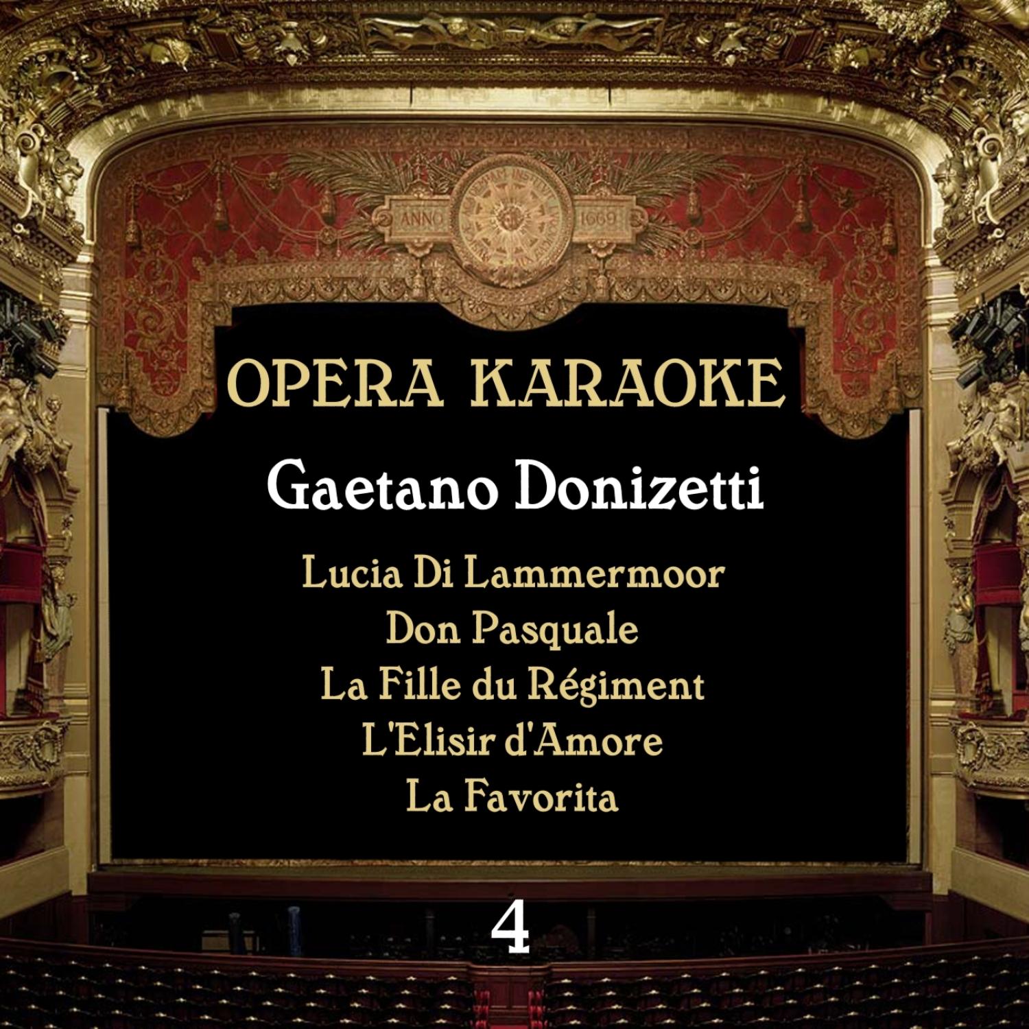 Opera Karaoke, Volume 4 [Gaetano Donizetti]