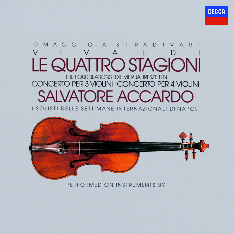 Vivaldi: Concerto For 3 Violins, Strings And Continuo In F, RV 551 - 1. Allegro