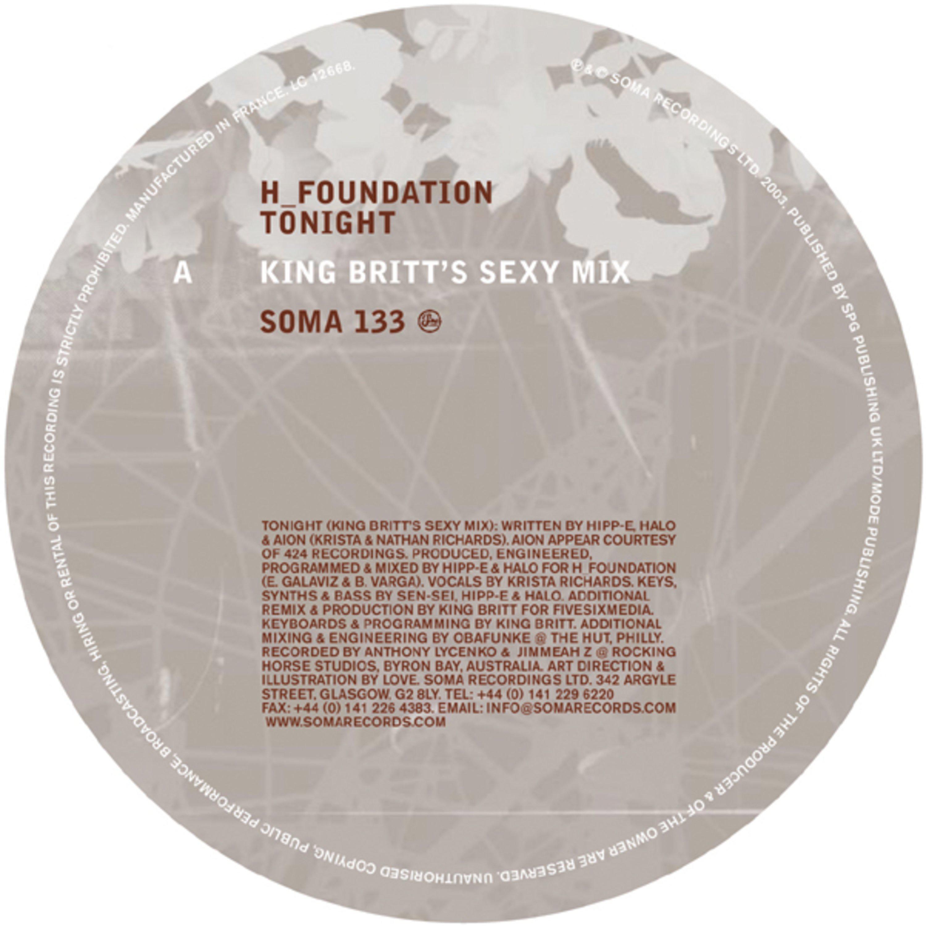 Tonight (H Foundation's Smoothed Out Mix)