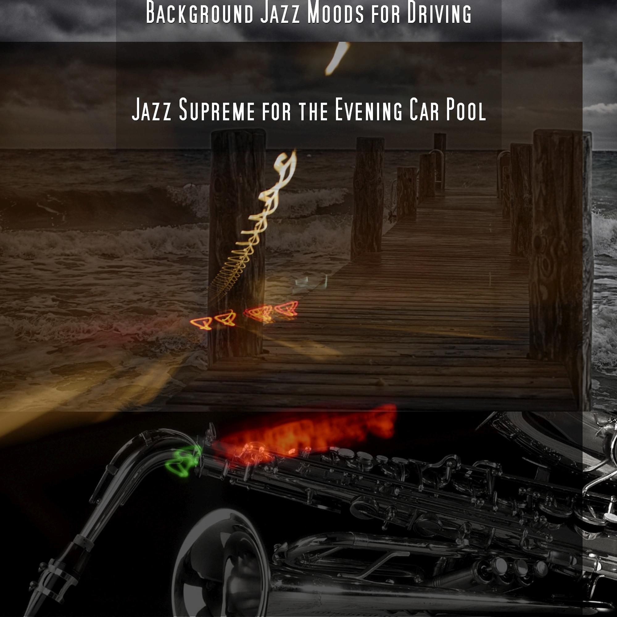 Light Background for the Evening Car Pool