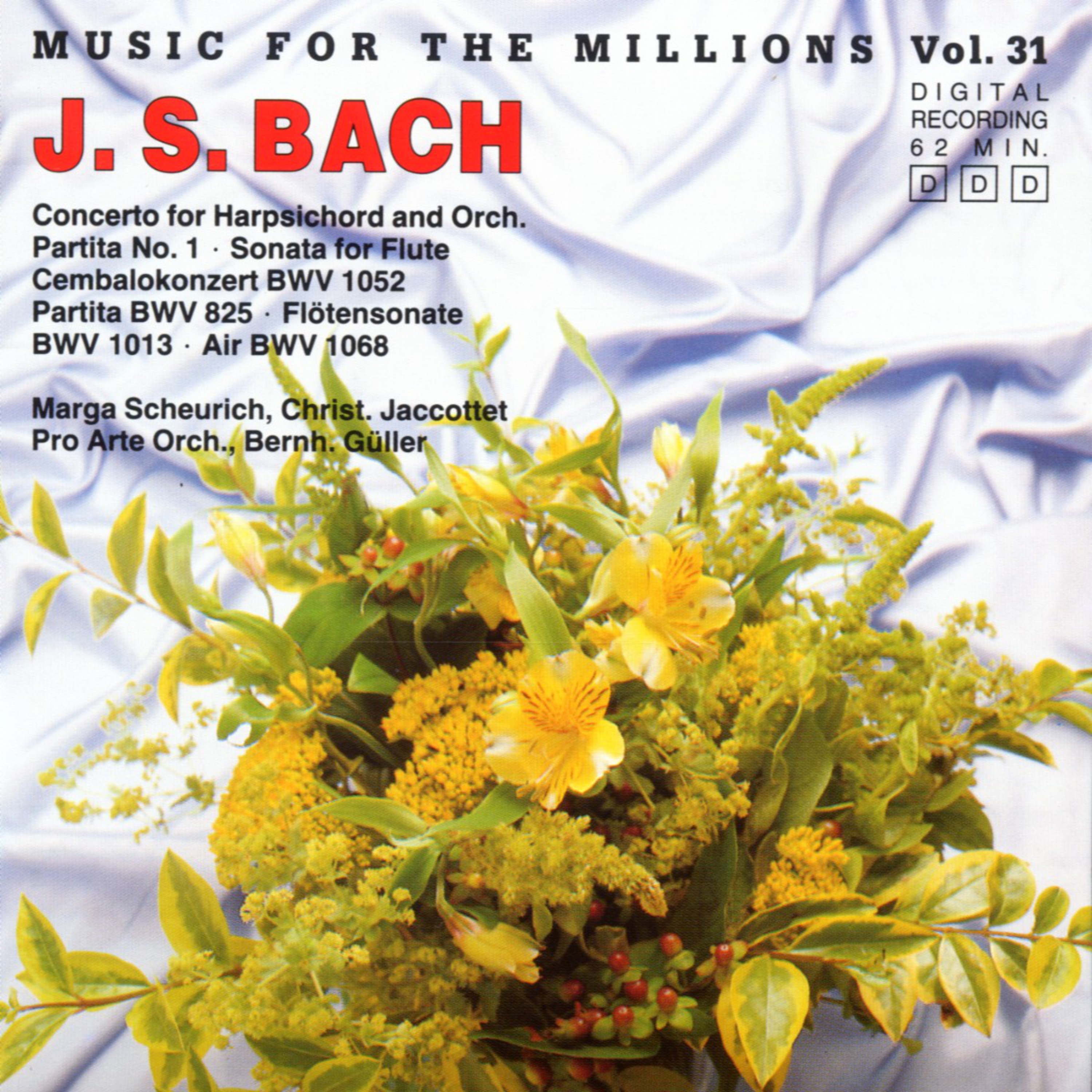 Music For The Millions Vol. 31 - Johann Sebastian Bach